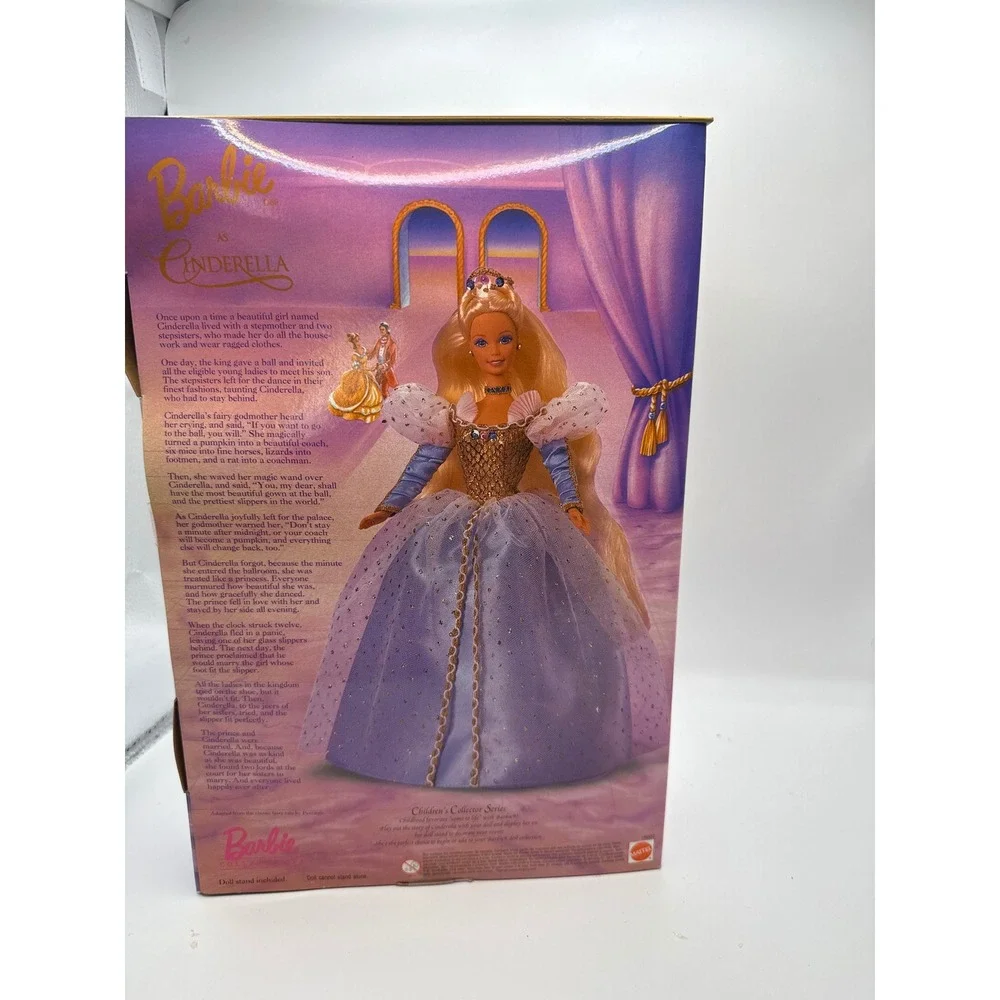Barbie as Cinderella Doll 1996 Collector Edition 16900 Mattel New In Box